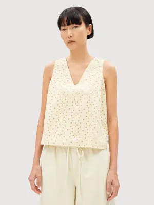 Yalinaa Broidery Summer Hay T-Shirt | Armedangels