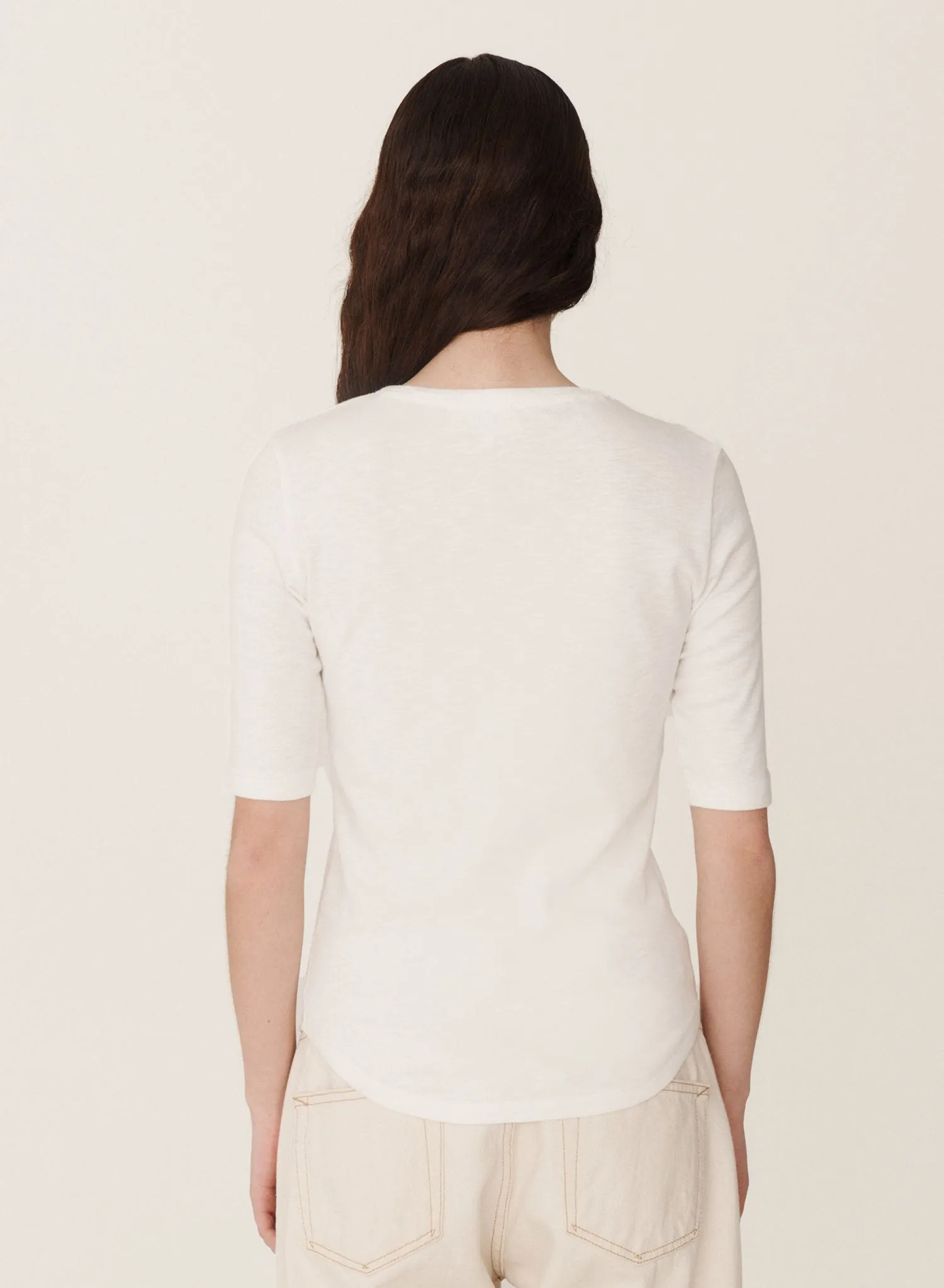 YMC Charlotte S/S Top White