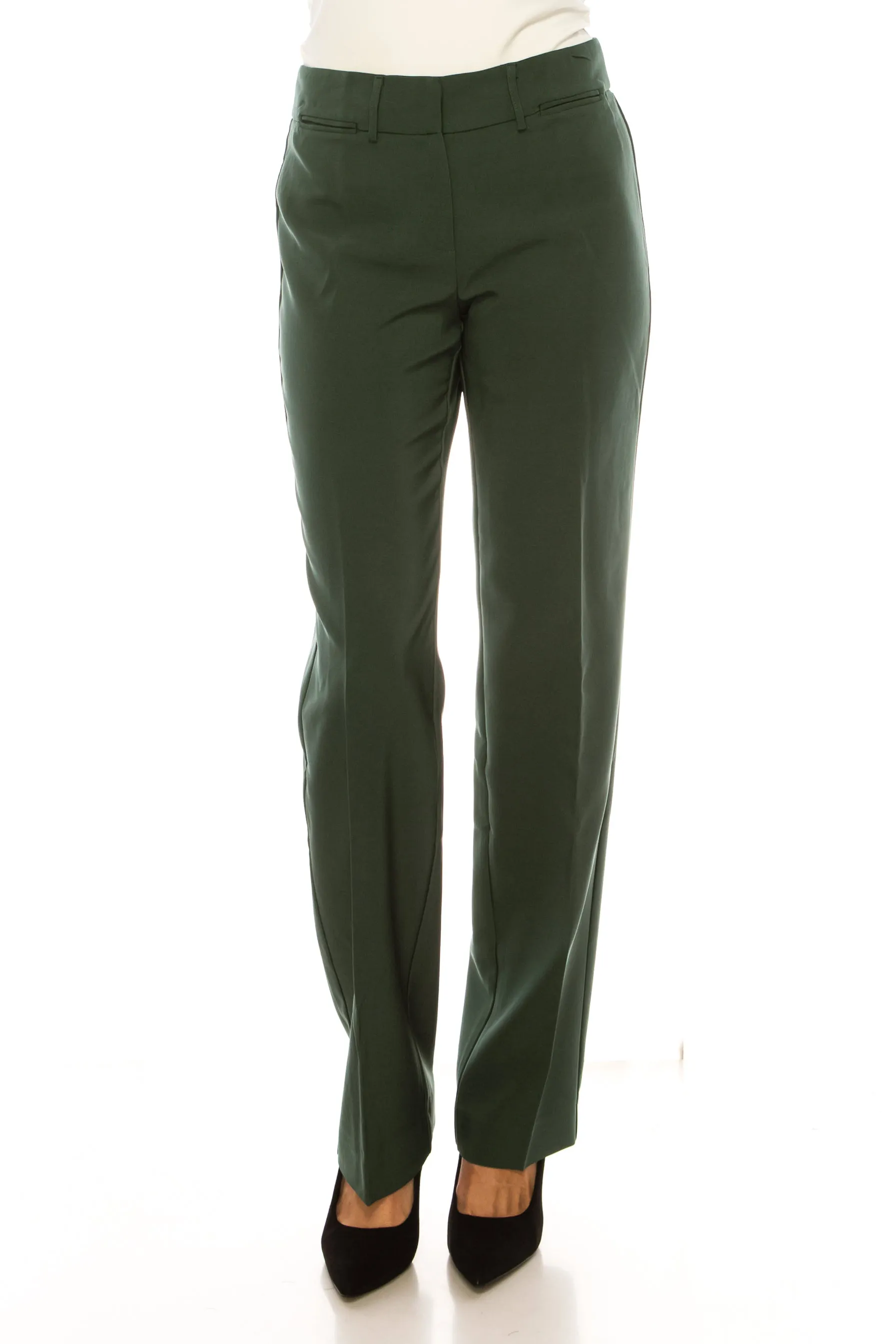 Zac & Rachel Straight Leg Zip Up Pants