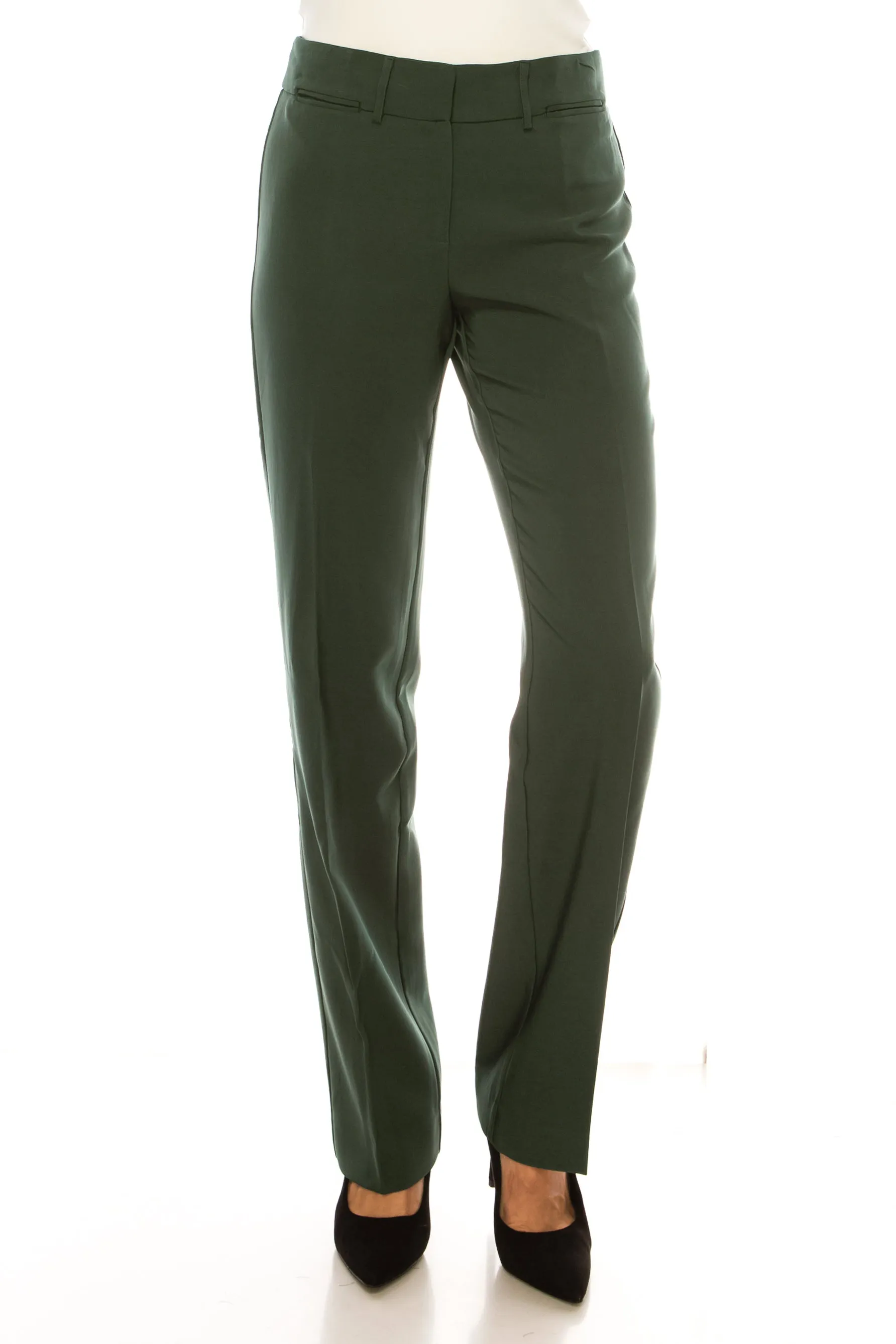Zac & Rachel Straight Leg Zip Up Pants