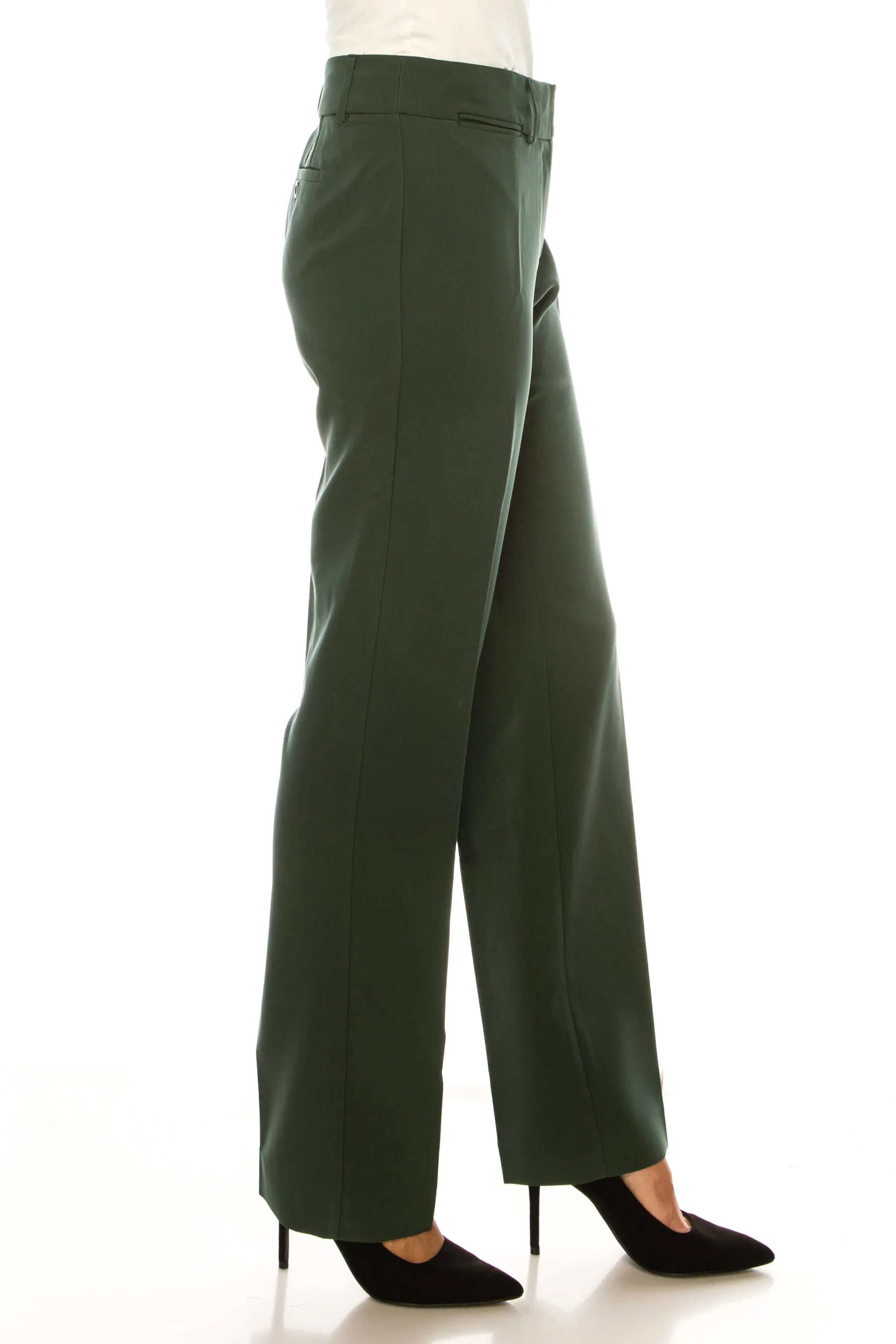 Zac & Rachel Straight Leg Zip Up Pants